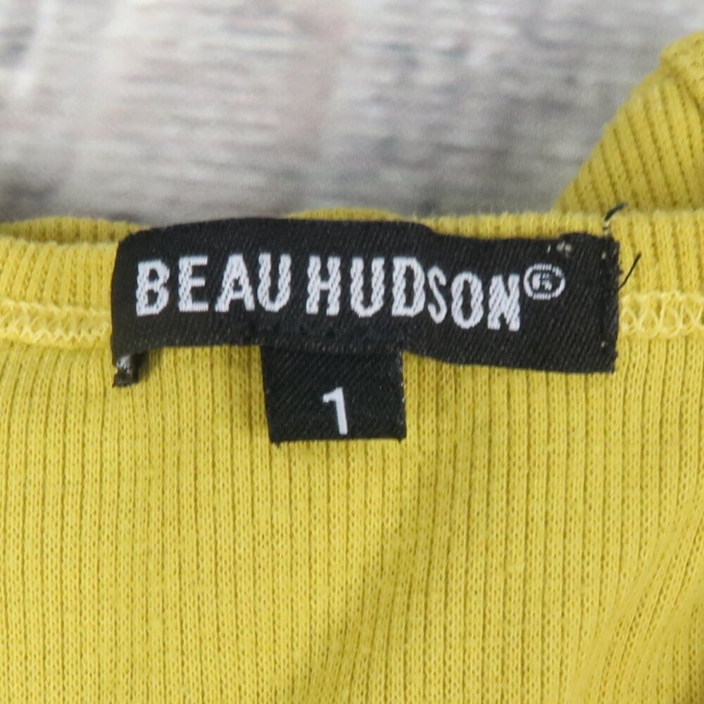 BEAU HUDSON BUNDLE THREE LONG SLEEVE RIBBED BUTTON DOWN SHIRTS SIZE 1 - Picture 3 of 7